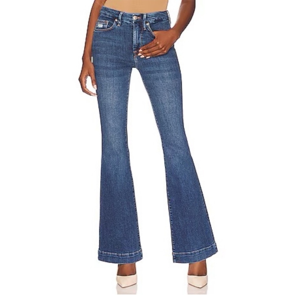 GA 12 31x33 Good Flare With Trouser Hem 0693 Indigo132 American blue